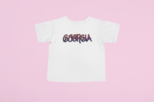 Custom Kids Graffiti Name T-shirt